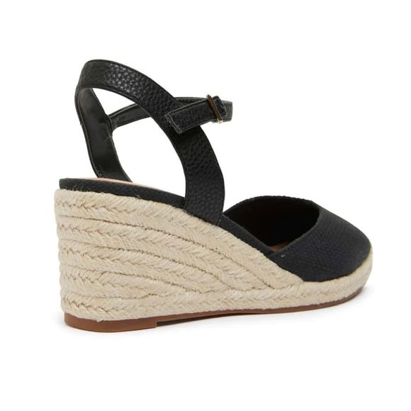 Me Too Espadrille in Black Fabric - Picture 2 of 12
